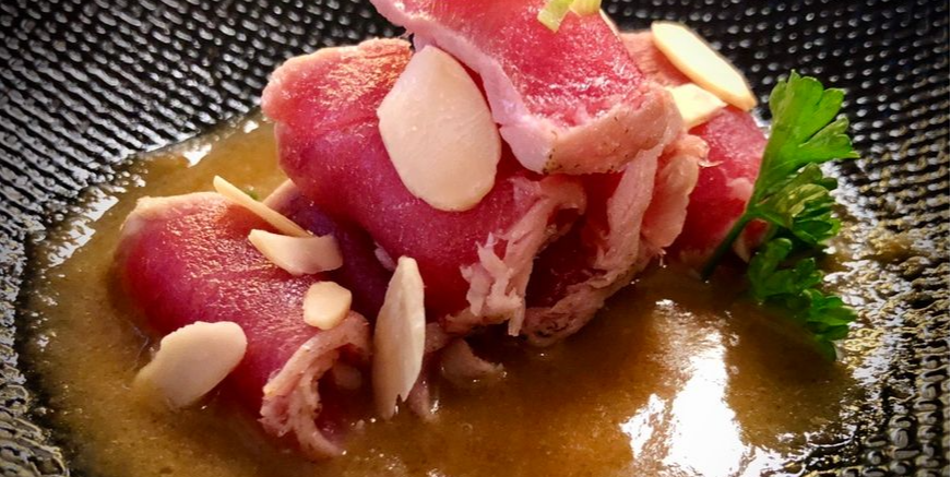 Tuna tataki, miso peanut style - MY | Sushi & Japanese Food Delivery in Monaco, Cap-d'Ail & Beausoleil
